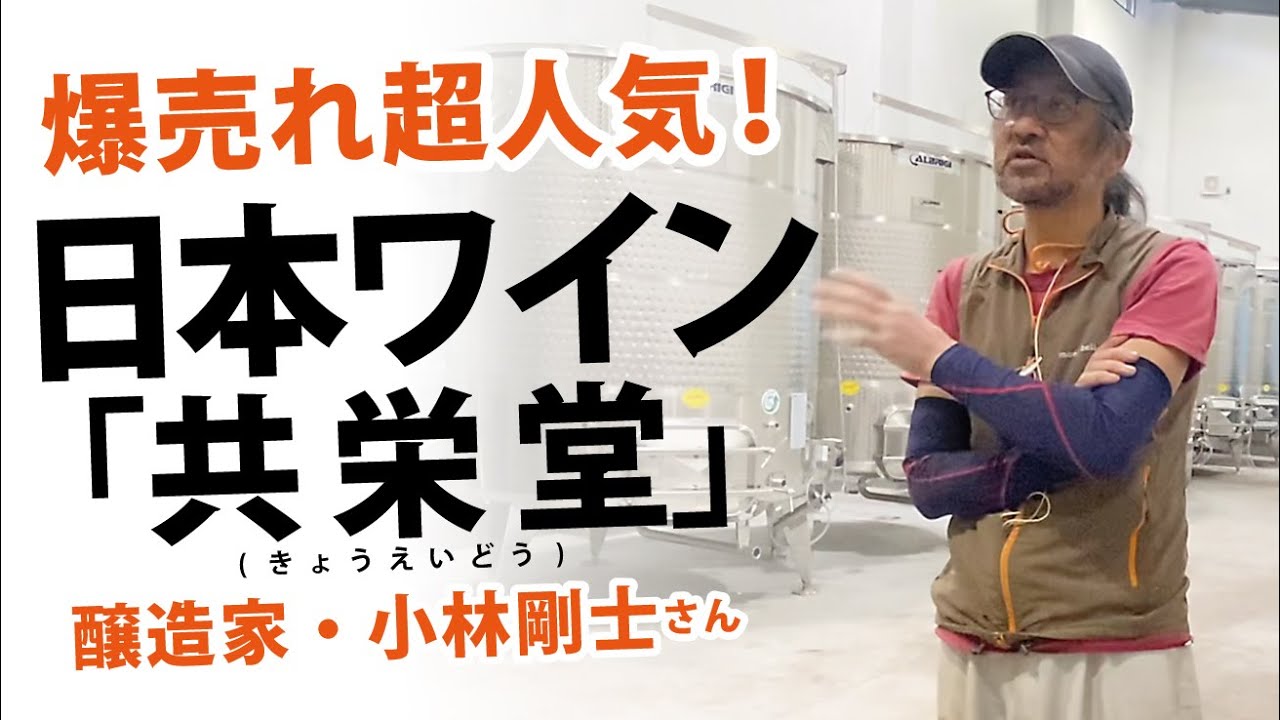 ★爆売れ超人気★日本ワイン【共栄堂（きょうえいどう）】醸造家・小林剛士さん！（2023年4月訪問）
