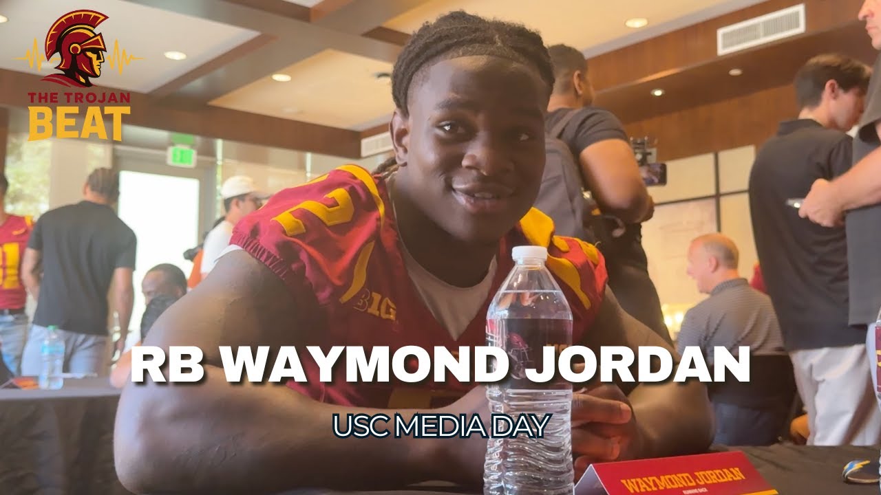 USC RB Waymond Jordan talking about upcoming season, living in Los Angeles, and more