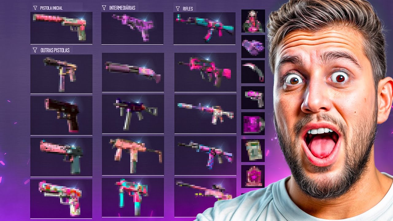 Fiz um INVENTÁRIO ROSA Muito Barato no CS2!