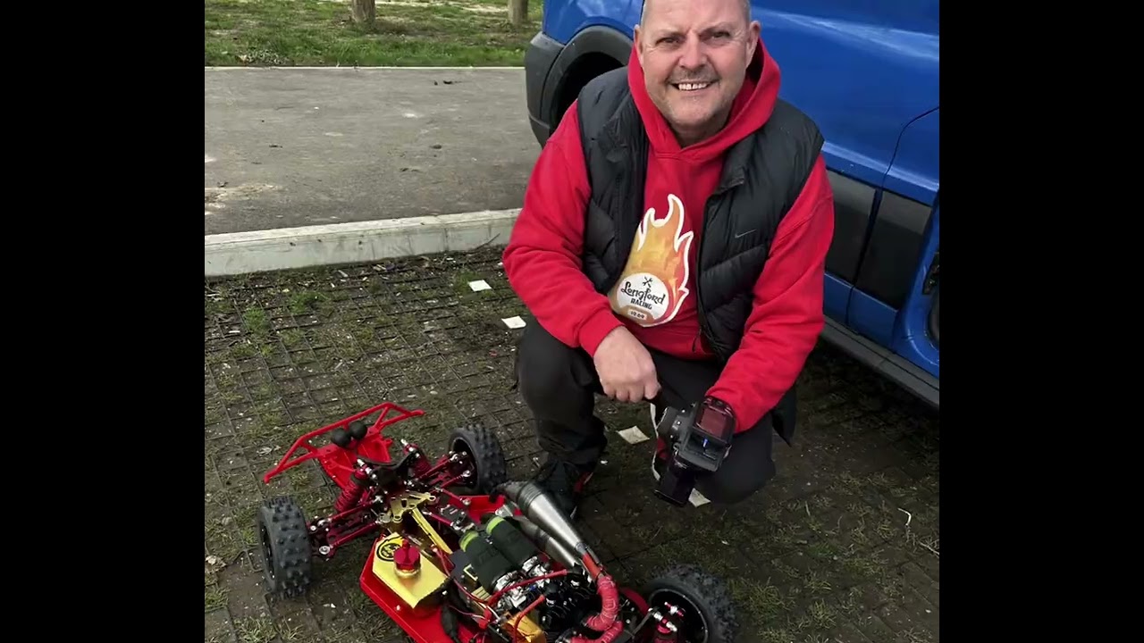 First tank on the Taylor 70cc twin..
