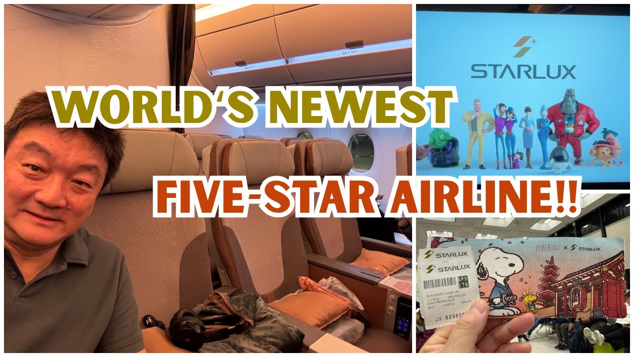 Why you should try Starlux Premium Economy A350-900 TPE SFO (IF you have plenty of money or miles)
