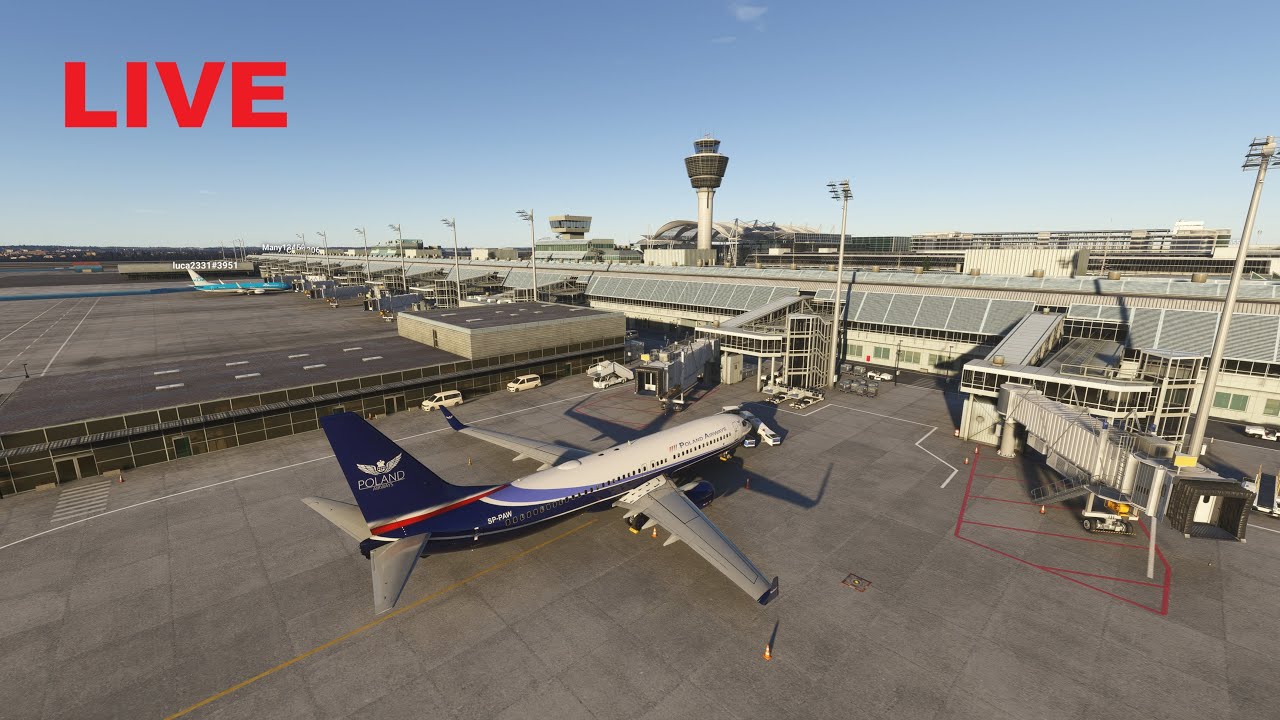 BeyondATC  B737 4K LIVE /  EDDM Munich - LEBB Bilbao