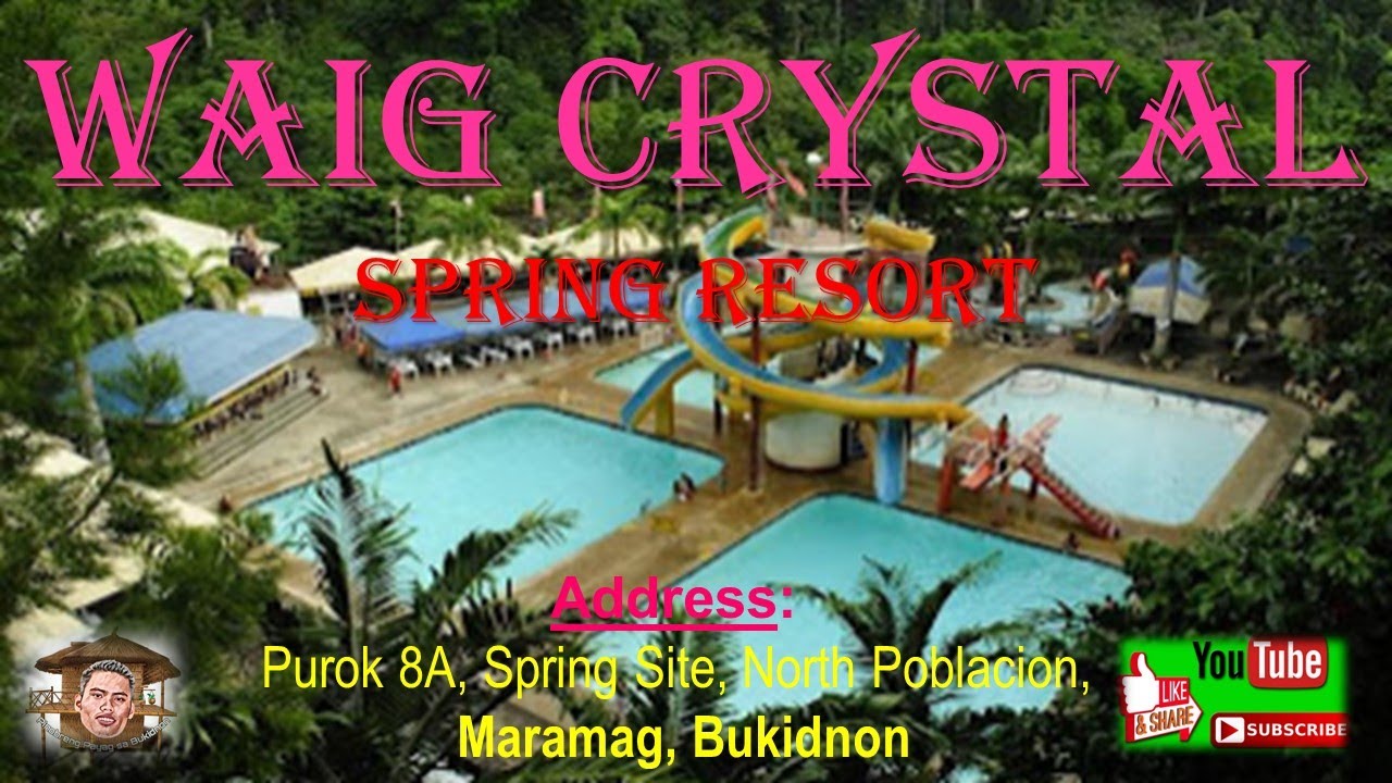 Waig Crystal Spring Resort || Maramag, Bukidnon || @pinobrengpayagsabukidnon