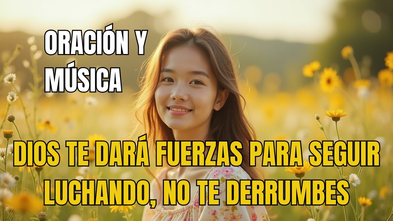 Si Estás Cansado de Luchar, Escucha Esto🙏|Oración Poderosa para Descansar en Dios, Recuperar Fuerzas