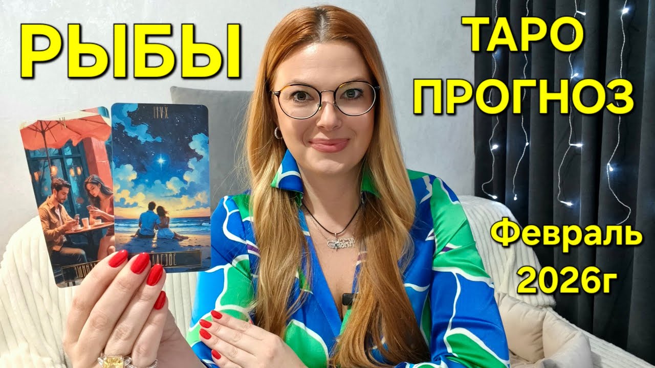 РЫБЫ ТАРО Прогноз: Неожиданное предсказание на ФЕВРАЛЬ 2026г 🔮 Расклад онлайн Гадание на будущее