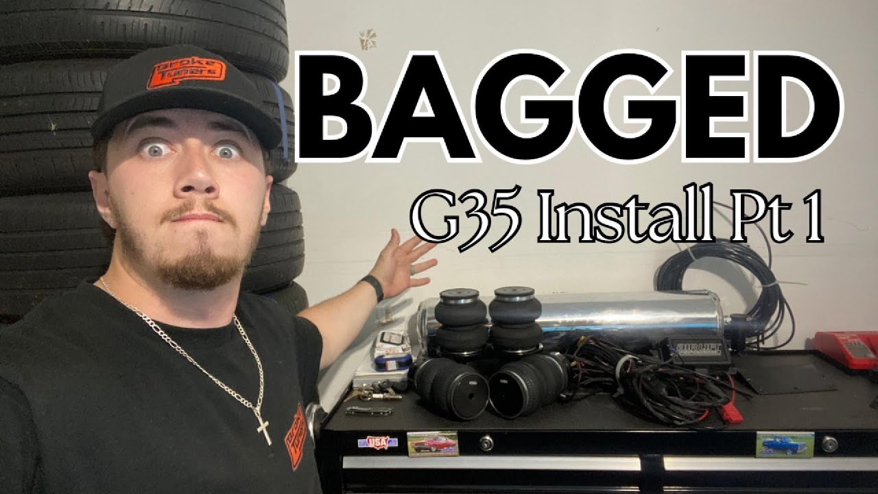 Bagged My G35 – Installing C2B Air Suspension Kit (Part 1)