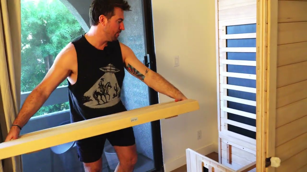Sauna Installation Video - 1 & 2 Person Infrared - Heavenly Heat