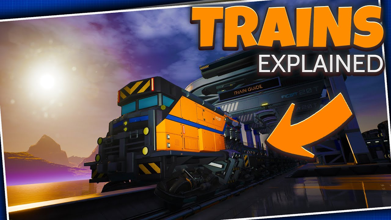 How to Set up Trains, Signals and make them Efficient in Satisfactory!!