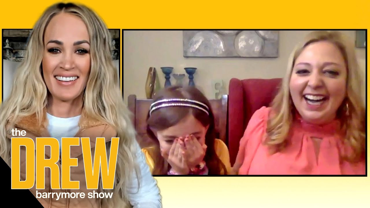 Carrie Underwood Shocks Heroic 7-Year-Old Fan with a Zoom Surprise and PPE Donation