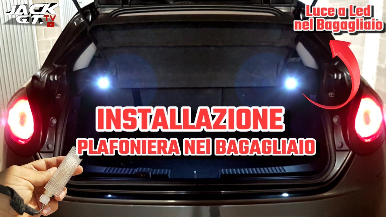 Installazione Plafoniera Nel Bagagliaio su Fiat Bravo serie 2