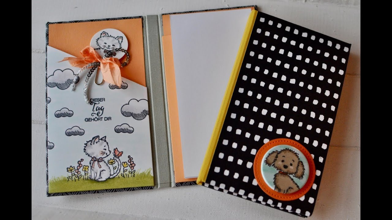 Tutorial: Kellnerblock einbinden mit Stampin' Up!