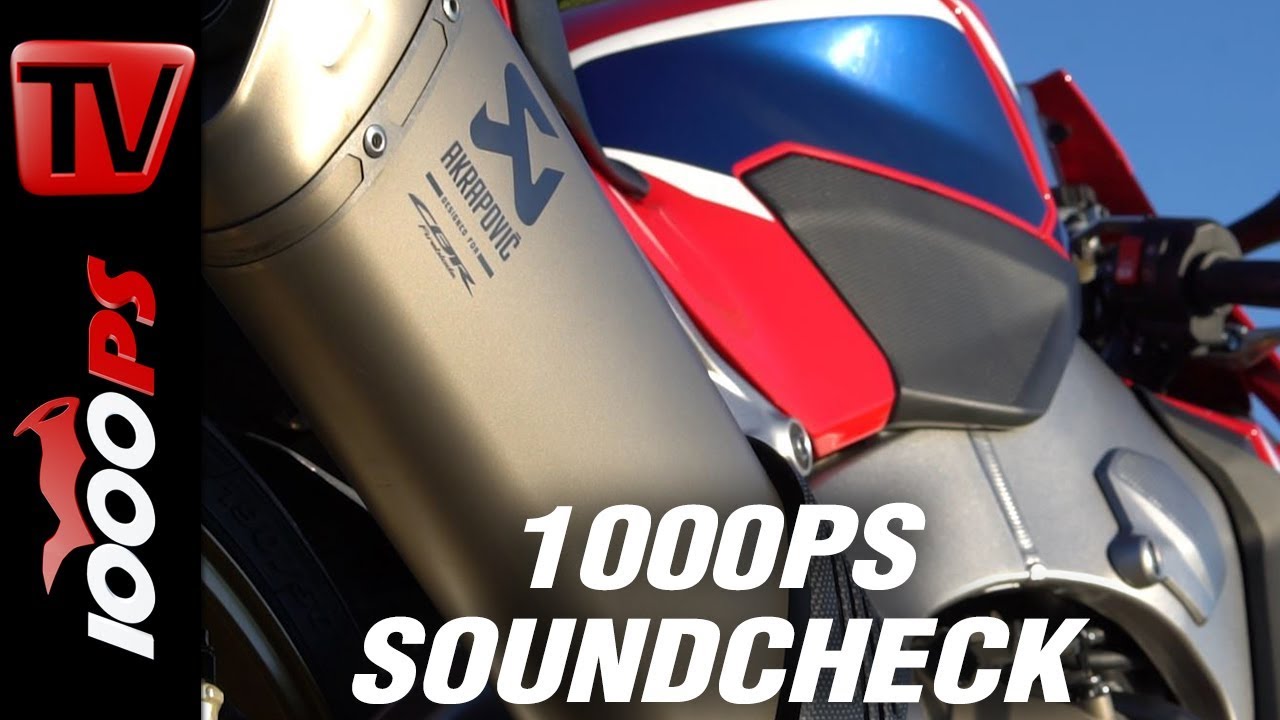 Honda CBR1000RR Fireblade SP Akrapovic GP Soundcheck
