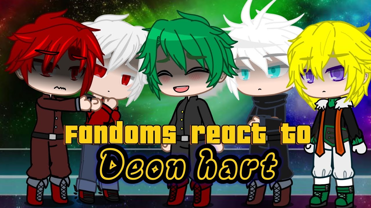 Fandoms not strangers react to Deon hart/Mine 🌹/description