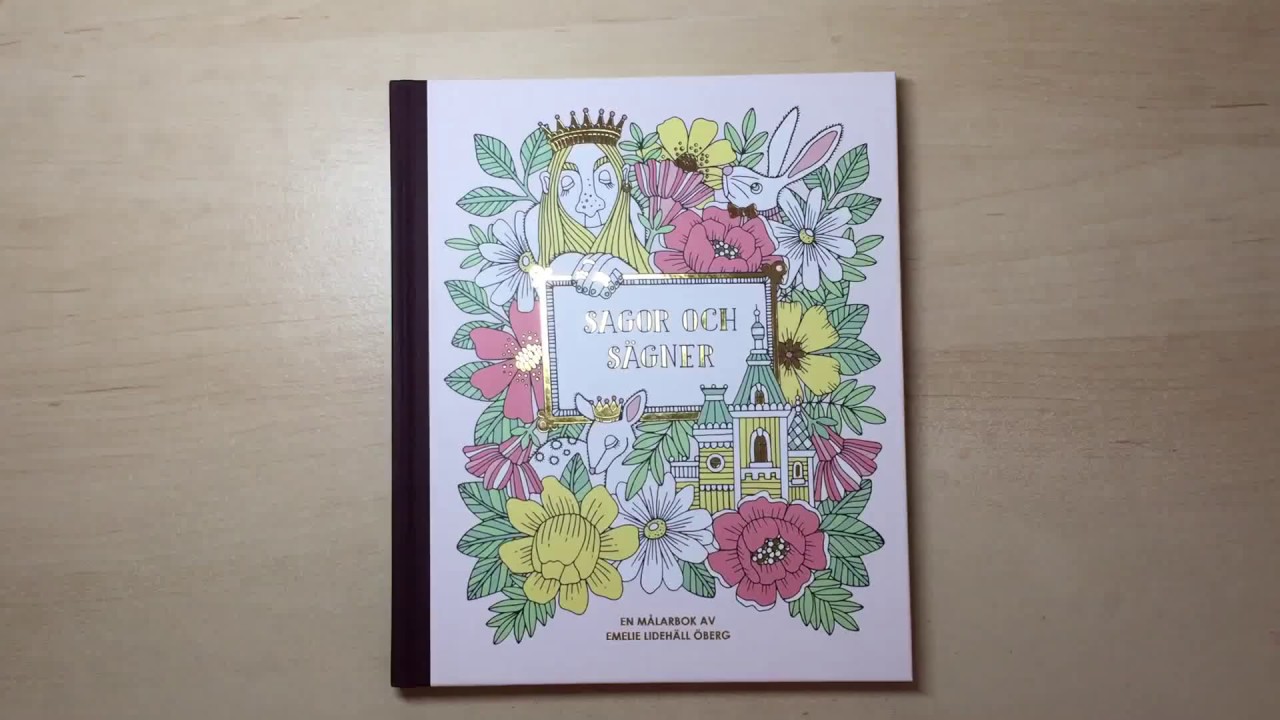 Sagor Och Sägner - Swedish Coloring Book Flip Through