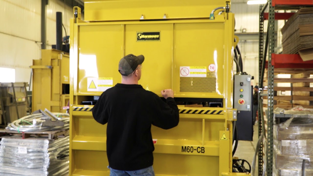 M60CB Vertical Cardboard Baler