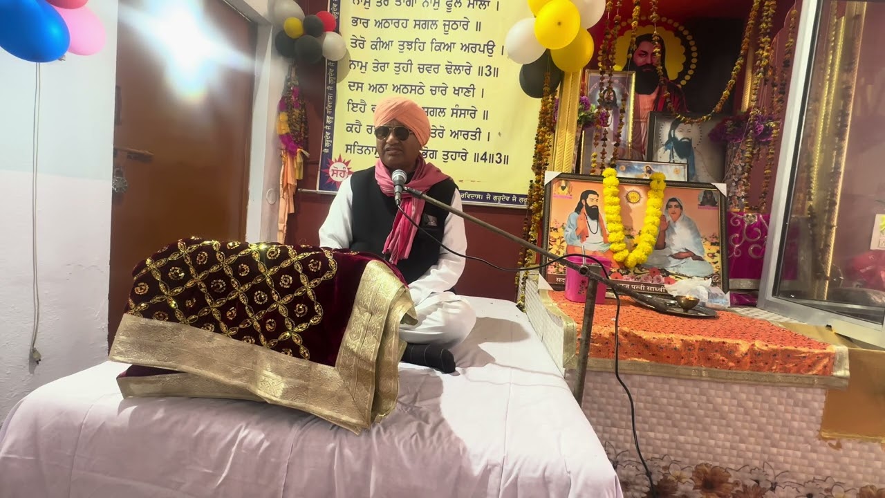 Rohani satsung swami Jagdish giri maharaj ji mugrala road dinanagar mandir me/ Date/ 22/2/26