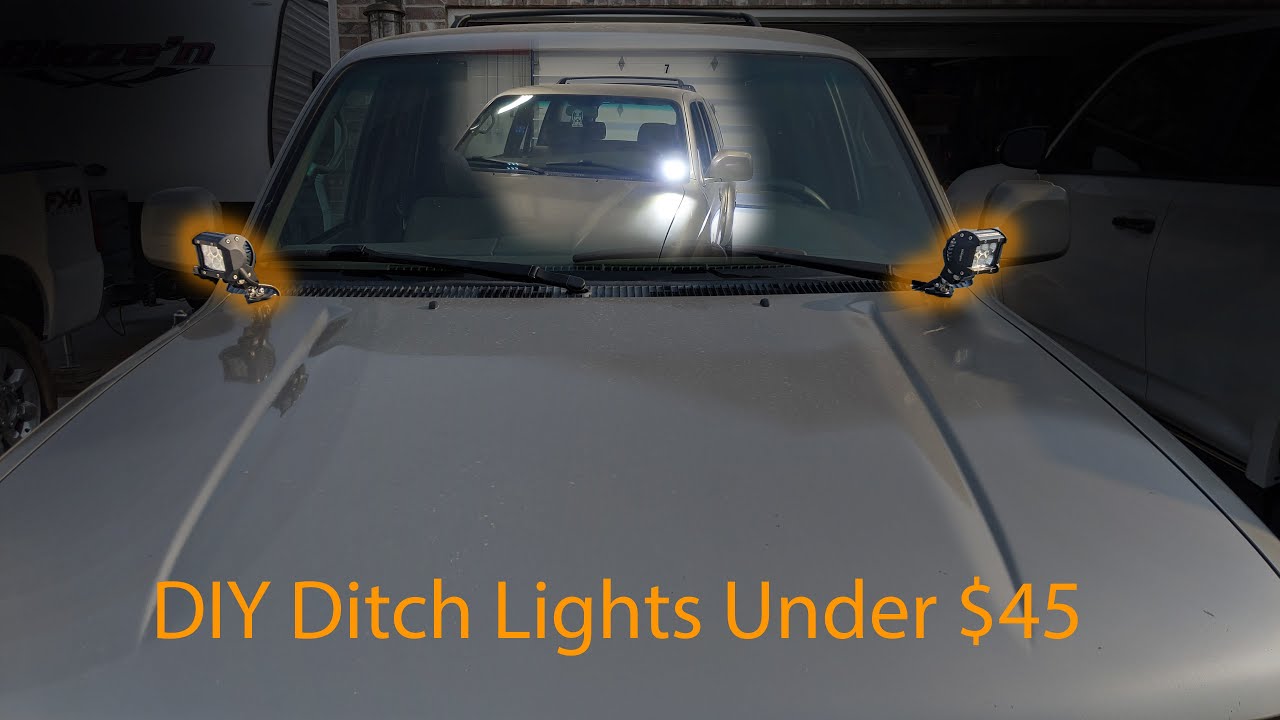 Low Budget Ditch Light Install - 3rd Gen 4Runner Part 2