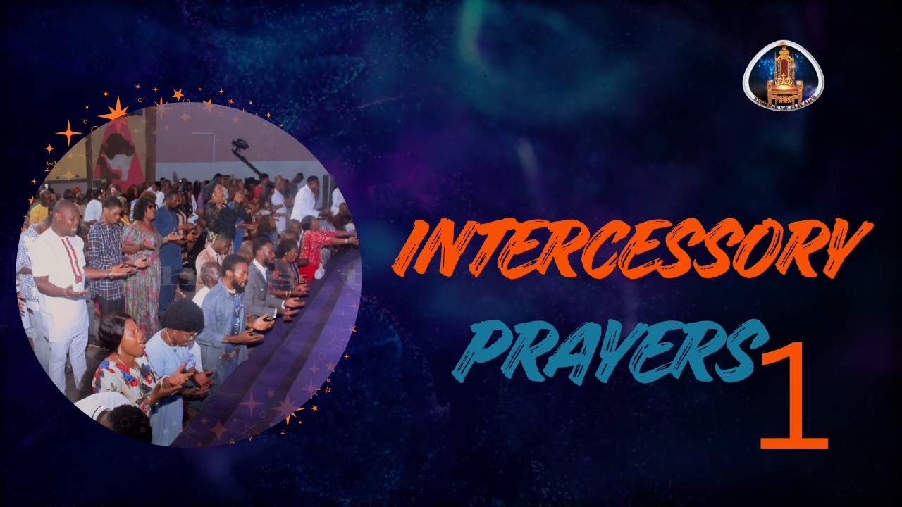 INTERCESSORY PRAYERS, HYMNS AND BIBLE READING.