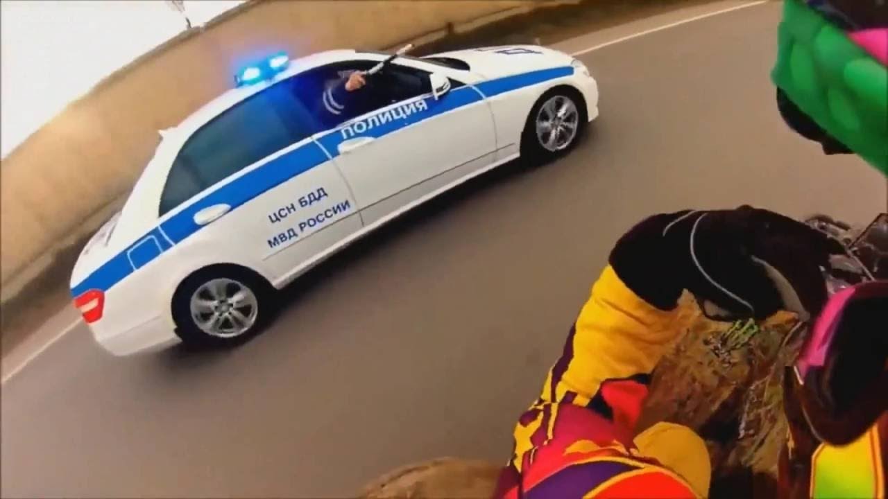 Погоня ДПС за Мото техникой 2017 Motorcycle police chases