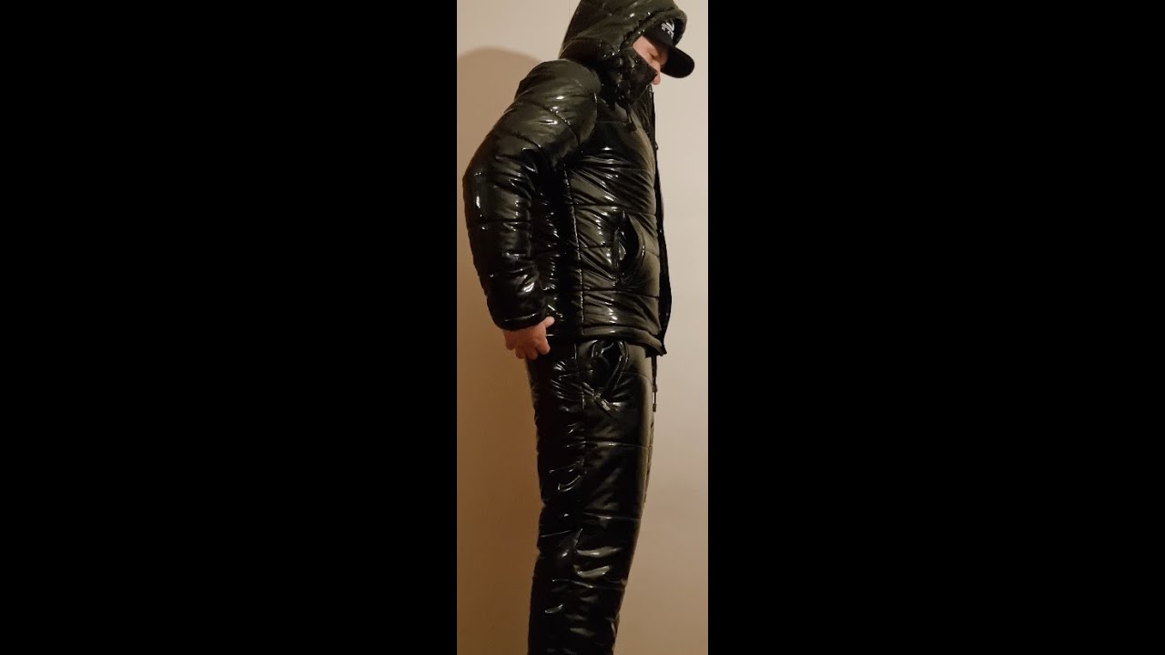 Pvc / vinyl puffer jacket and pants part 2