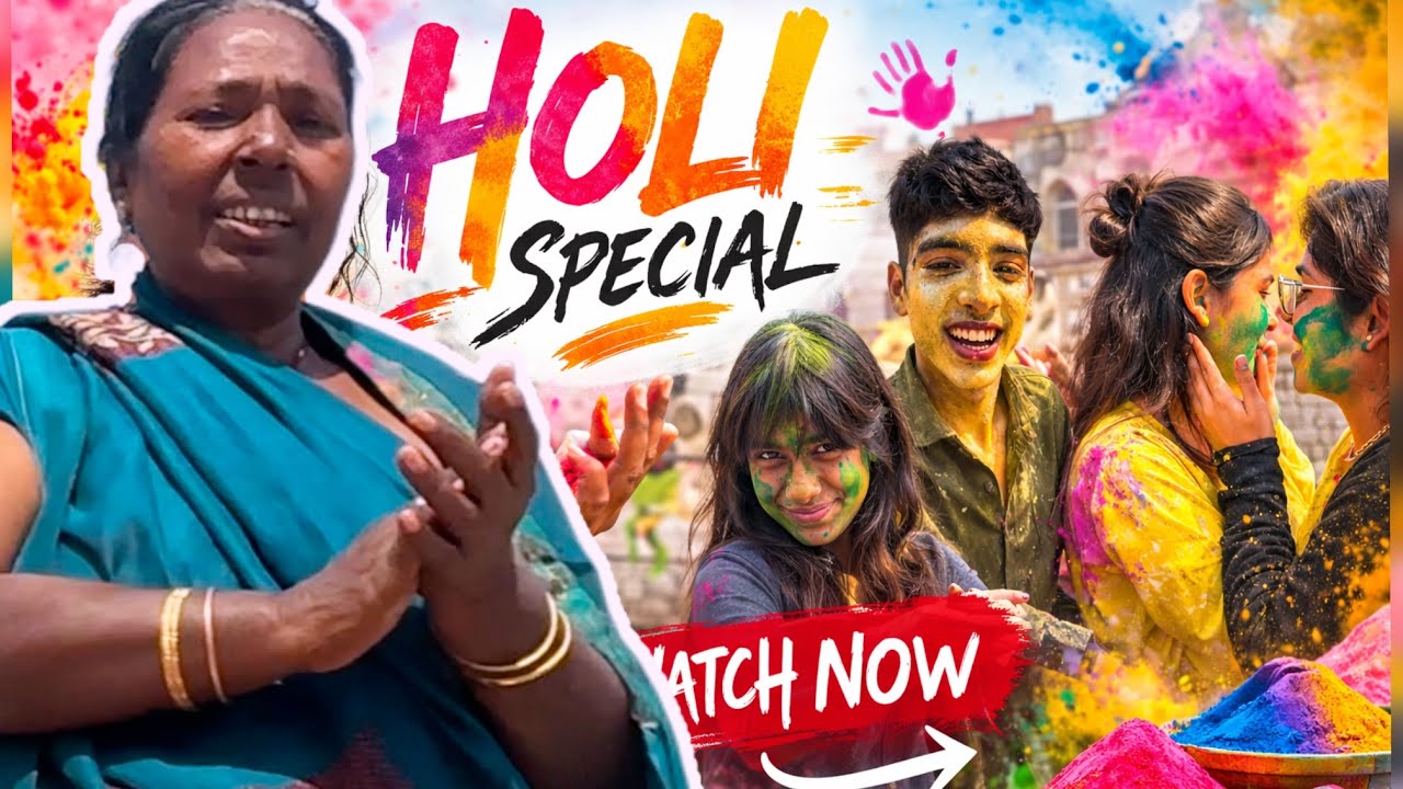 Holi par humsab ne ye kya pi liya 😱|| Dadi ka dance 🪩|| Holi special 2026