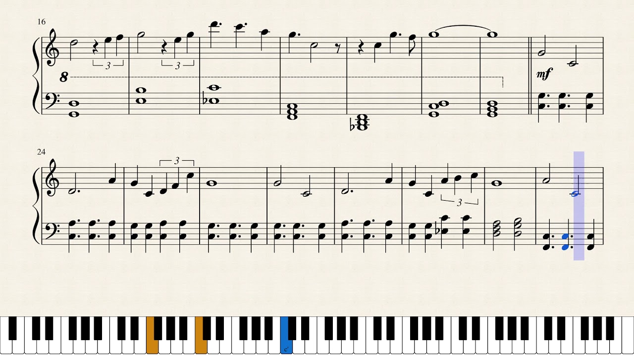 Super Mario Odyssey Main Theme - [Piano Sheet Music]