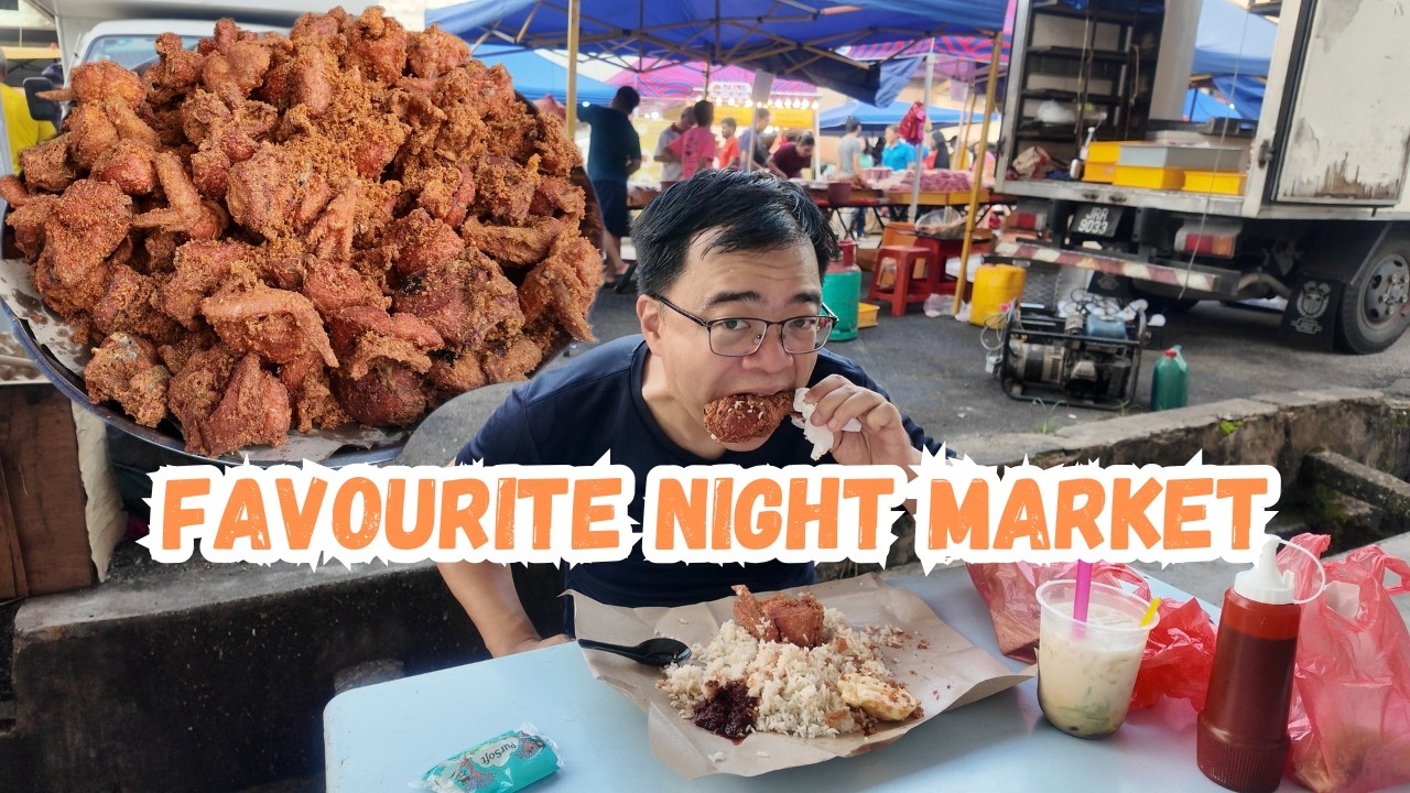 Johor Jaya Tuesday Night Market - My favorite night market | Solo JB Adventures EP5
