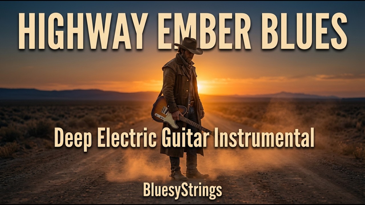 Highway Ember Blues | Deep Electric Guitar Instrumental Experience