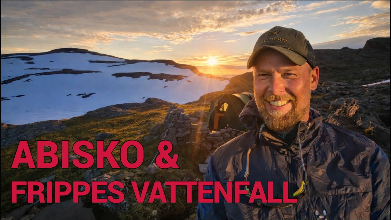 Oledat i Abiskos västra högalpina fjäll - Besöker Frippes Vattenfall