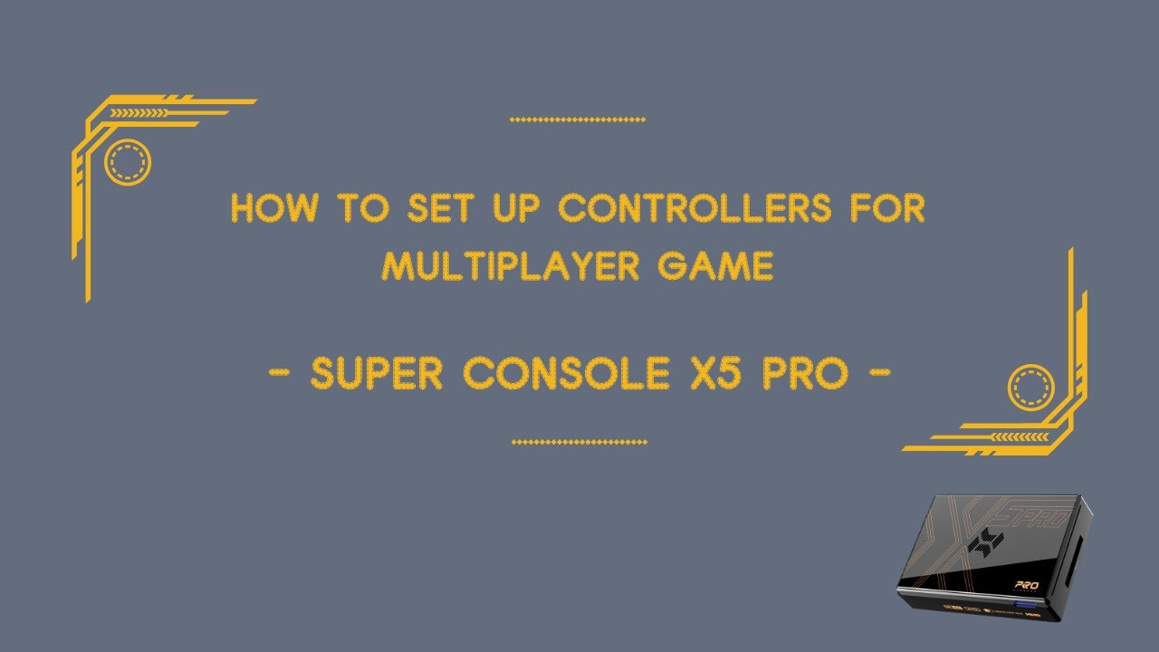 How to Map Controllers for Multiplayer Game - Super Console X5 PRO