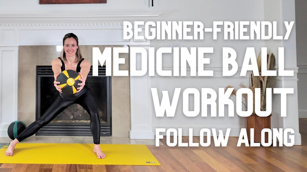 Medicine Ball Full Body Workout Beginner-Friendly | 10 Minute Routine