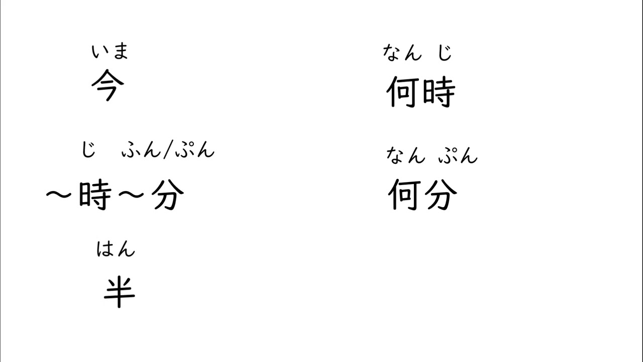 มินนะ โนะ นิฮงโกะ kanji บทที่4 การอ่าน
