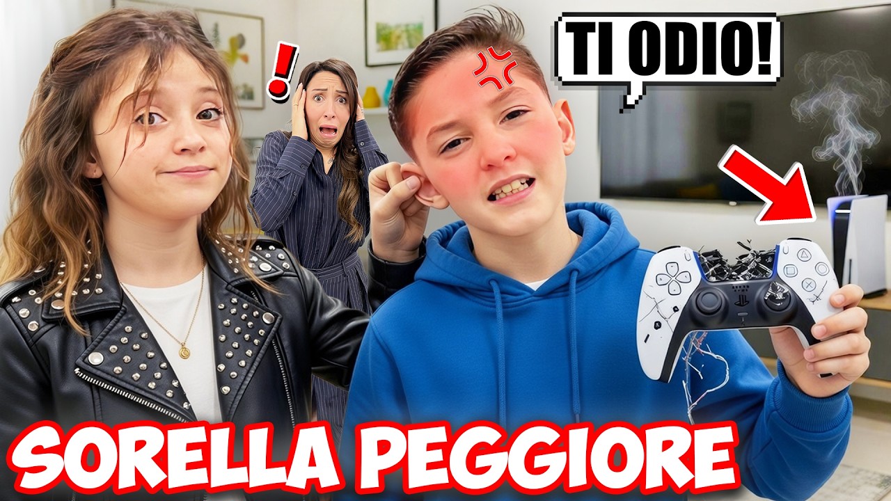 FIGLIACHIARA DIVENTA LA PEGGIORE SORELLA E DISTRUGGE TUTTE LE COSE DI FIGLIODIEGO ...