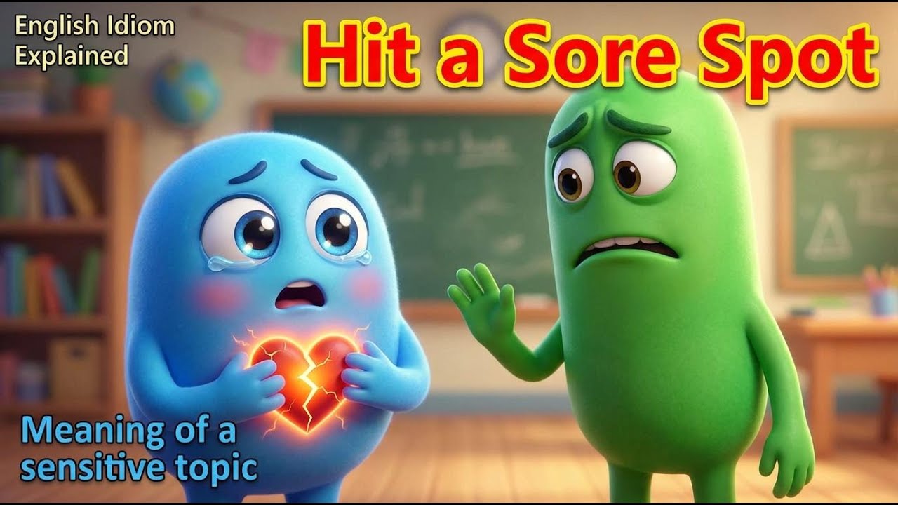 Ударило по больному месту 🤕 | Изучайте эту английскую идиому с помощью историй