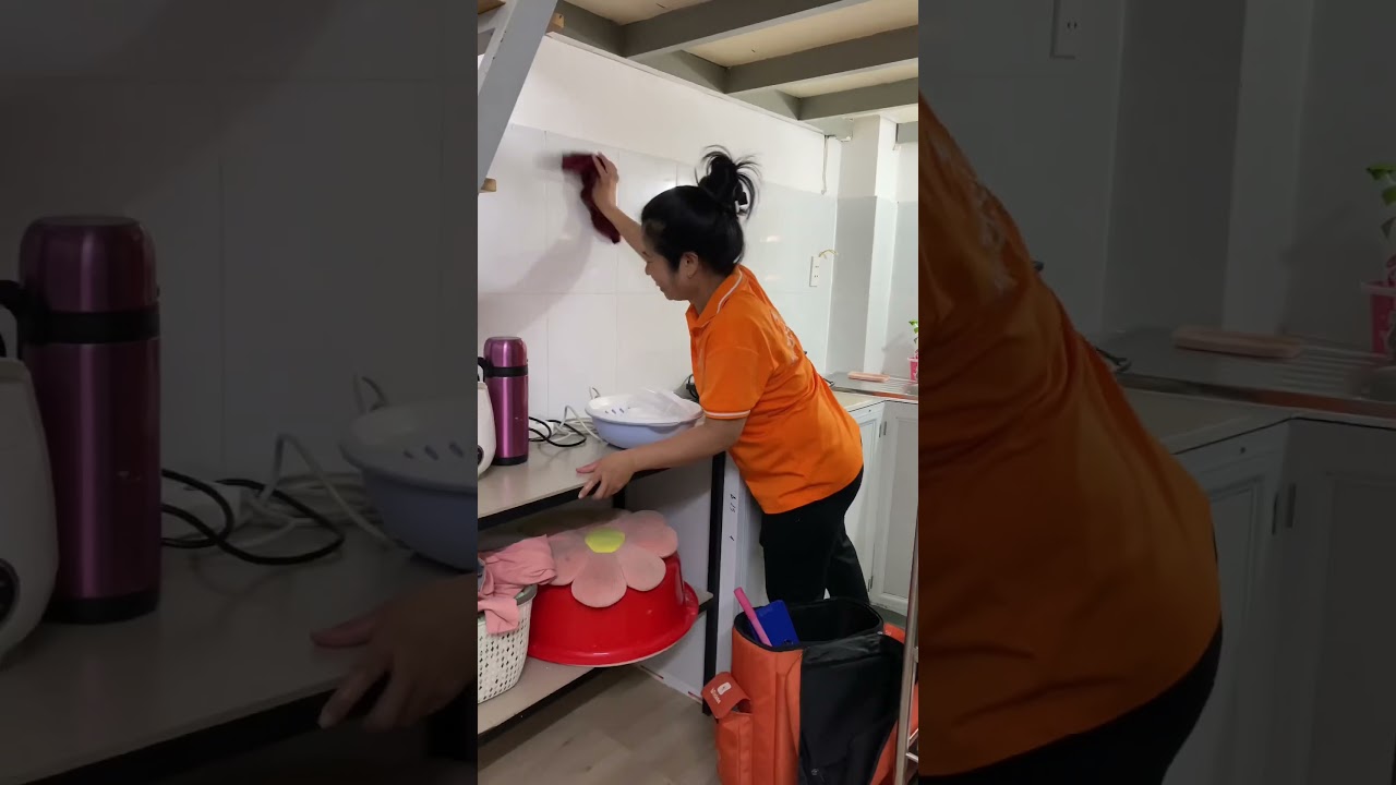 Lần đầu ti&ecirc;n b.o.o.k dịch vụ dọn dẹp v&agrave; c&aacute;i kết | Qu&acirc;n Qu&acirc;n đ&acirc;y n&egrave;