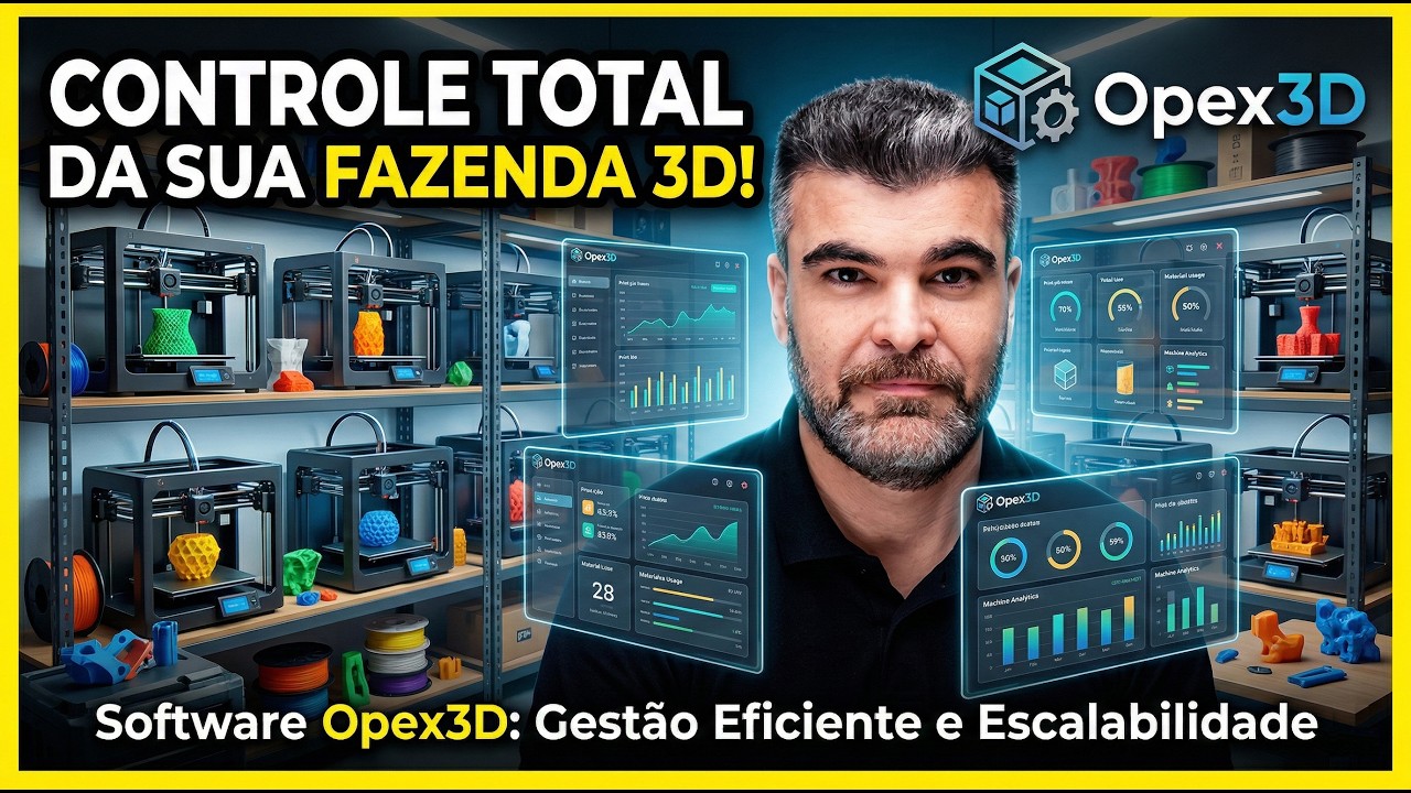 Controle Seus Custos de Impressão 3D de Graça (Adeus Planilhas!)