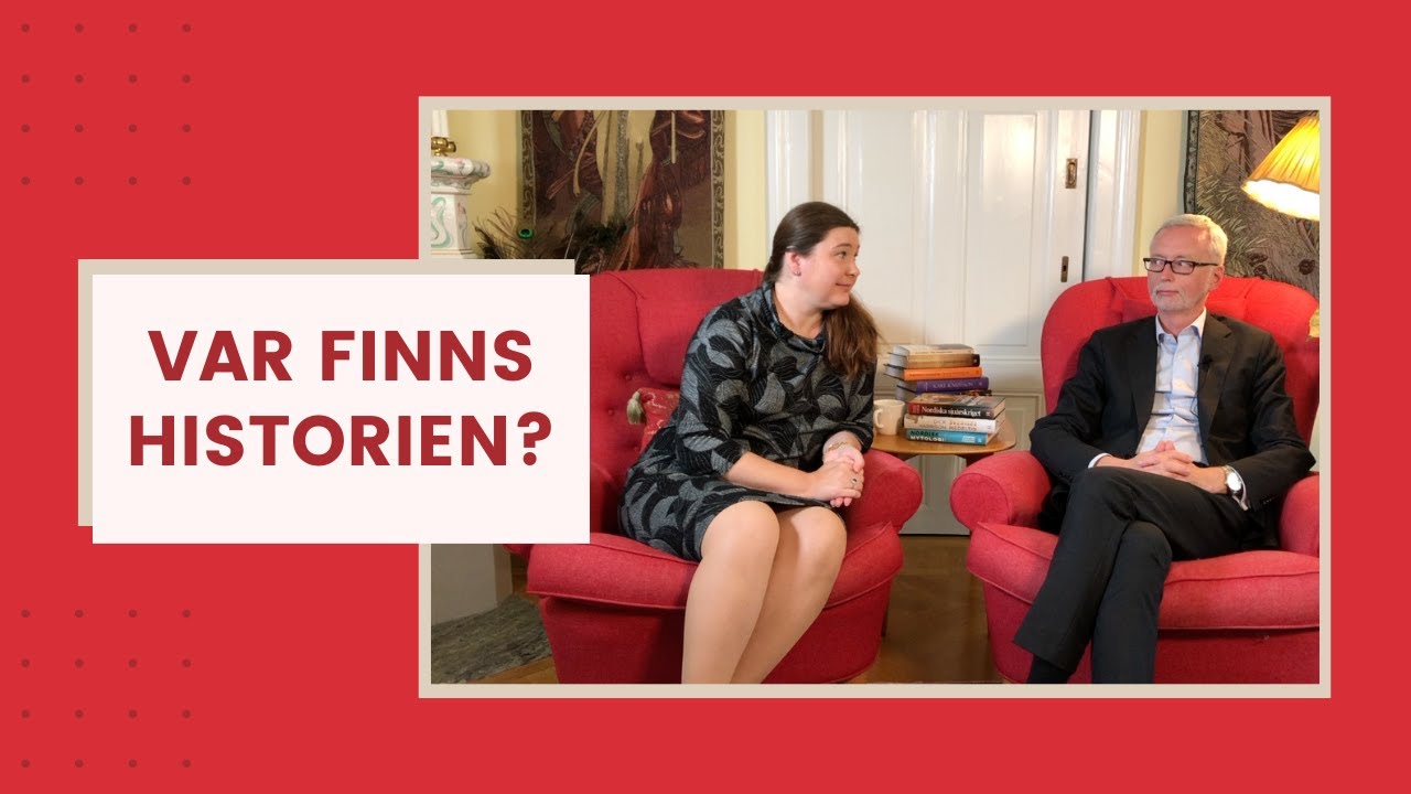 Katarina Harrison Lindbergh och Dick Harrison diskuterar historieskrivande