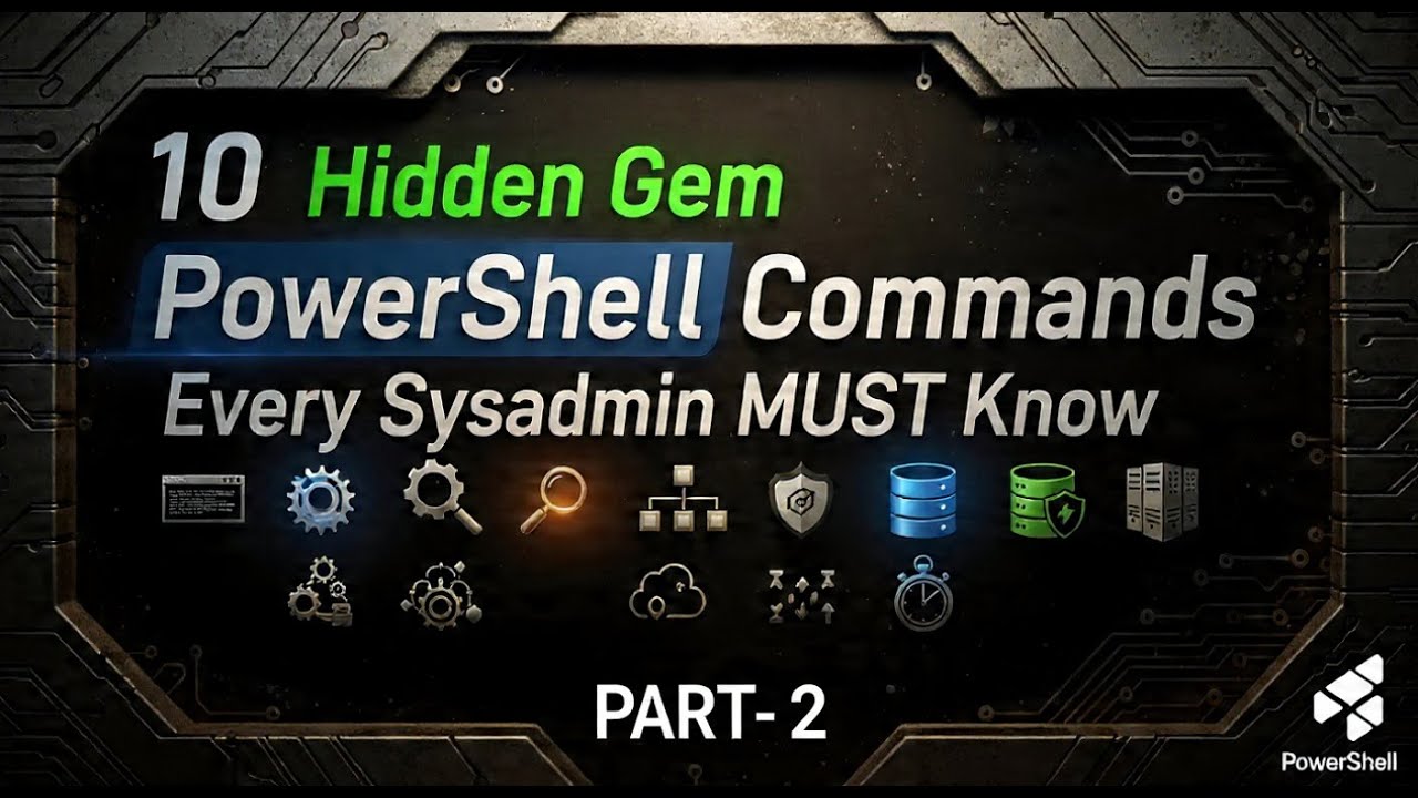 Hidden Gem PowerShell Commands Every Sysadmin MUST Know-Part2