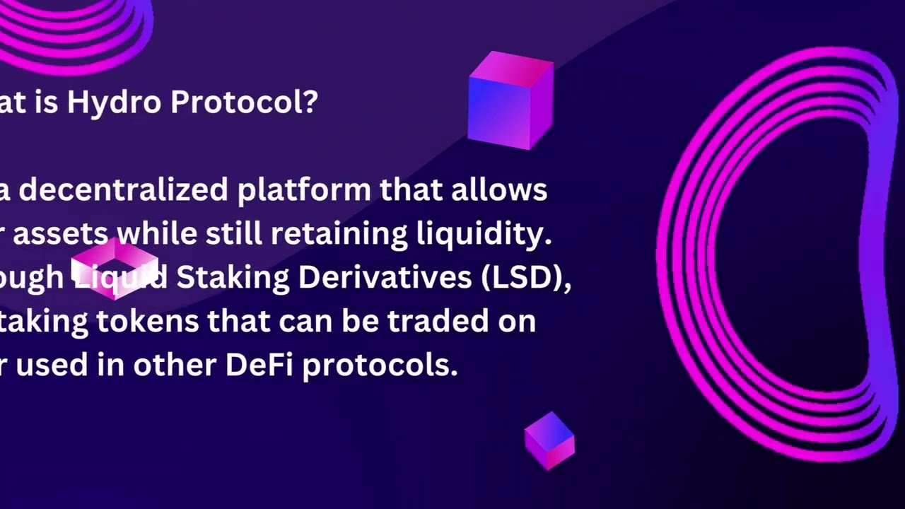 Hydro Protocol is a revolutionary platform on the Injective Network