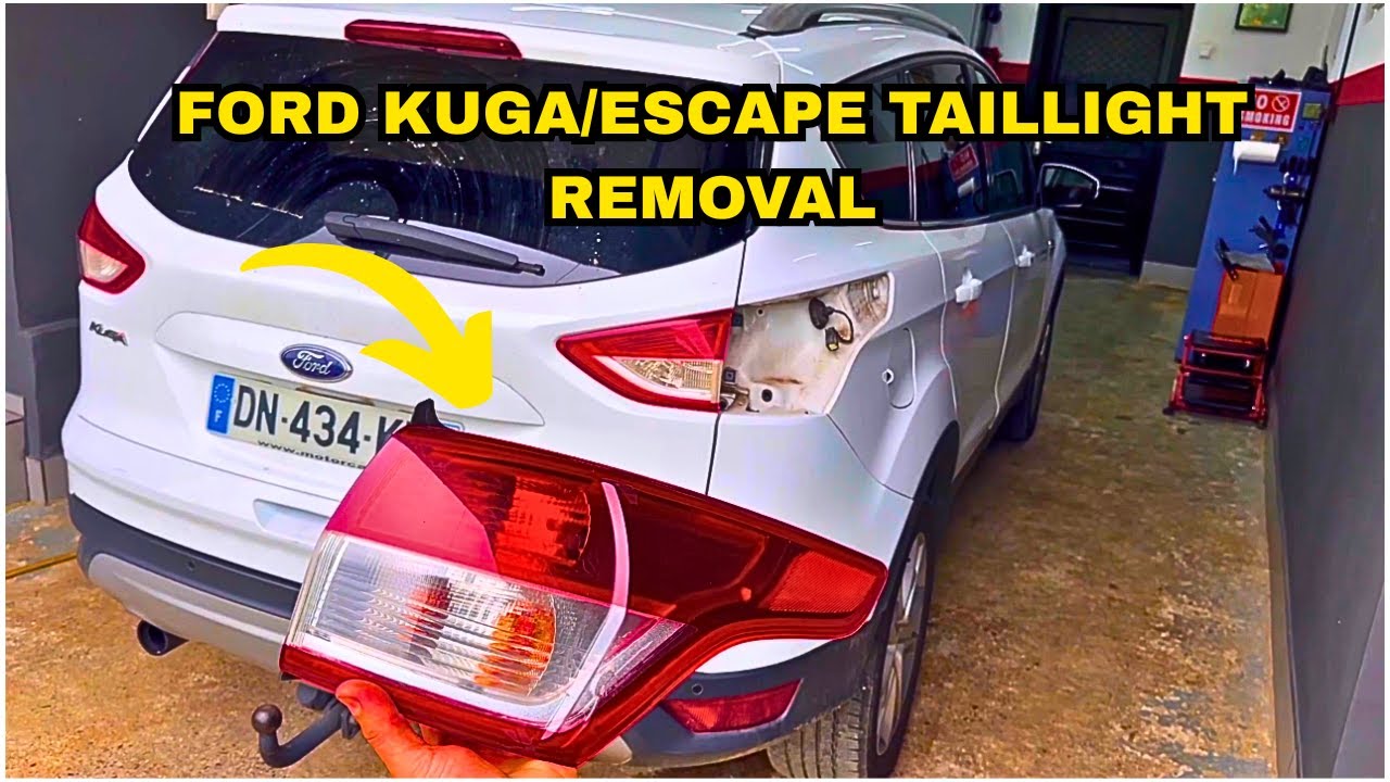 How To Remove Taillight From FORD KUGA & ESCAPE!