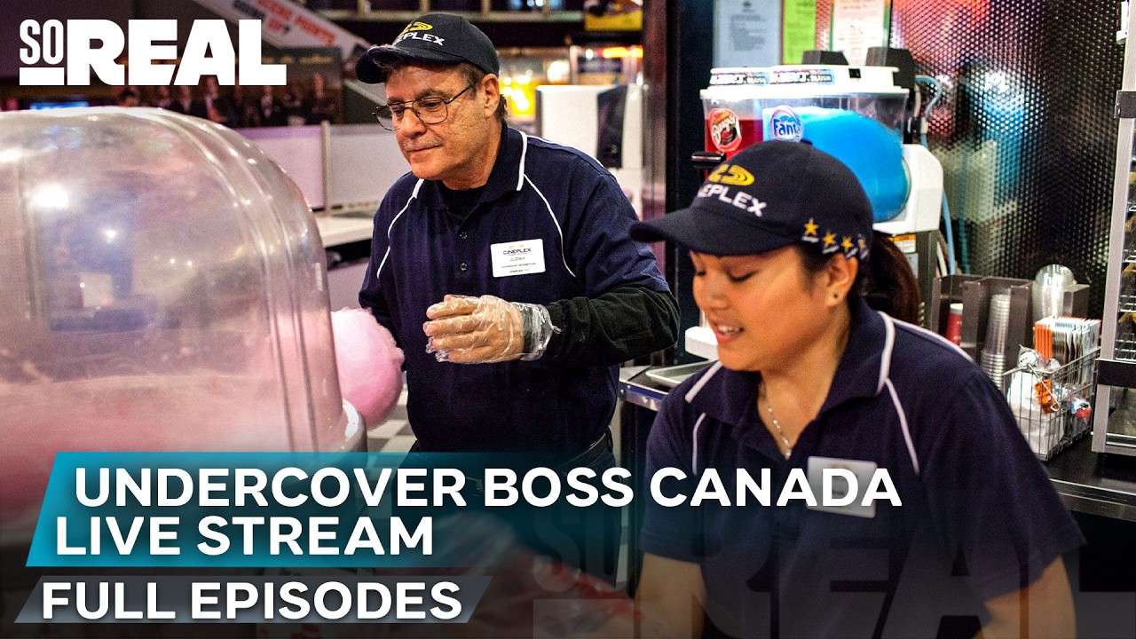 🔵 LIVE - Undercover Boss Canada Full Episodes | SoReal