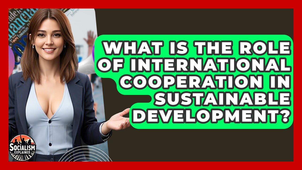 What Is The Role Of International Cooperation In Sustainable Development? - Socialism Explained