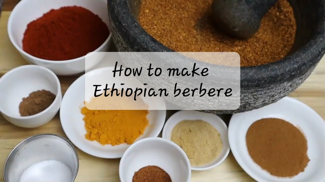 BERBERE Spice Recipe Ethiopian Spice mixture HOW TO MAKE b&auml;rb&auml;re በርበሬ   b&auml;rb&auml;r&auml; በርበረ