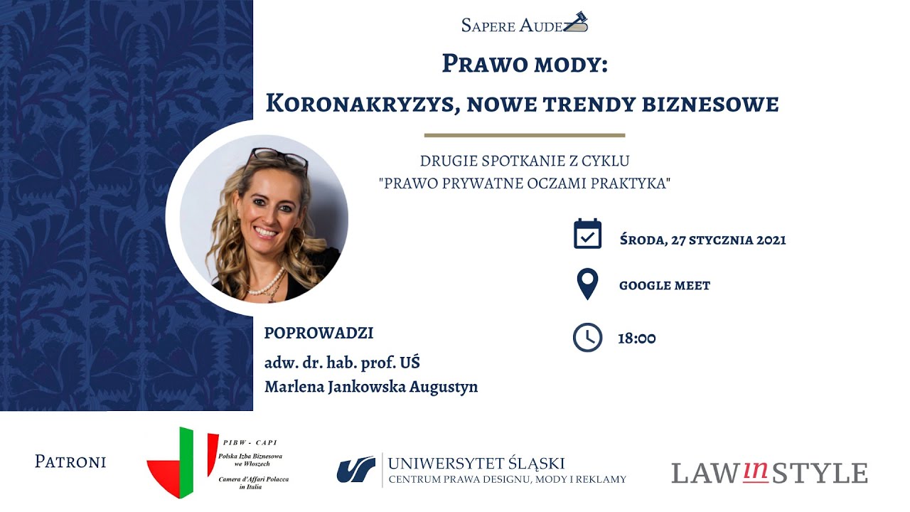 Prawo mody: koronakryzys, nowe trendy biznesowe 2021, 2025 i 2030