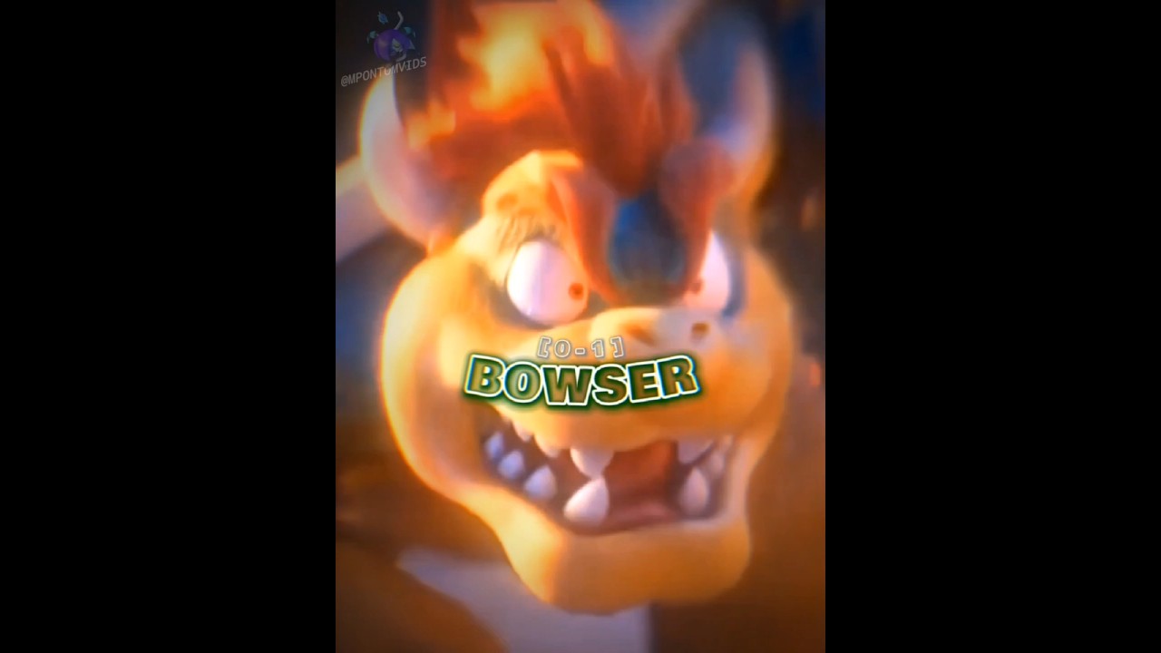 Golem of Swiftness vs Bowser #aminecraftmovie #supermariobrosmovie #warner #illumination #vsedit