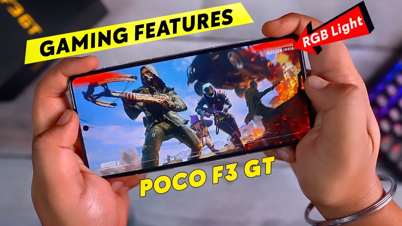 🔥 POCO F3 GT Gaming Features Explained, Setup TRIGGERS & RGB Lights