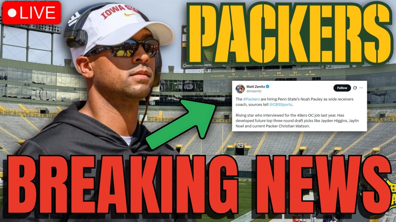 🚨 BREAKINGNEWS! Packers Hire Noah Pauley! Christian Watson&rsquo;s Coach is Coming to GB!