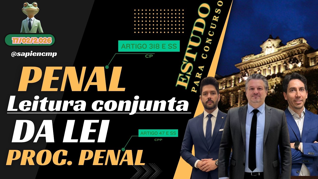⚖️Direito Penal:  Estudo DIRIGIDO PARA CONCURSO -  art. 318 E e ss - Lei COMENTADA | Batendo a FGV