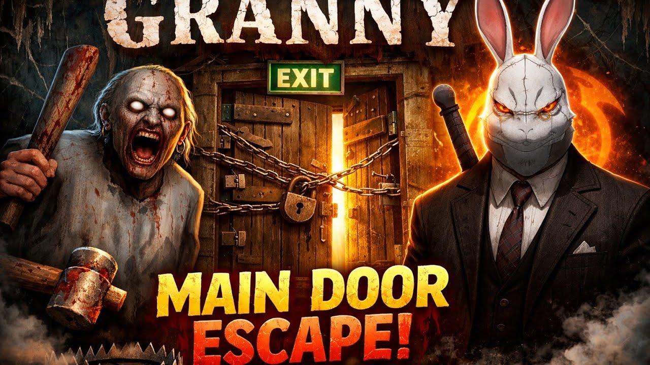 Granny Chapter 1 Main Door Escape 😱 | Full Horror Gameplay | Scary Escape Challenge
