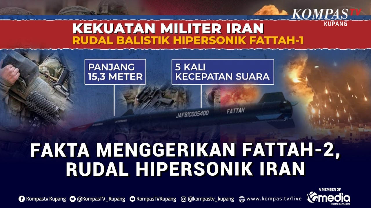 Kengerian Fattah 2! Rudal Hipersonik Iran Balas Serangan AS Israel  Mampu Bermanuver Tak Terduga